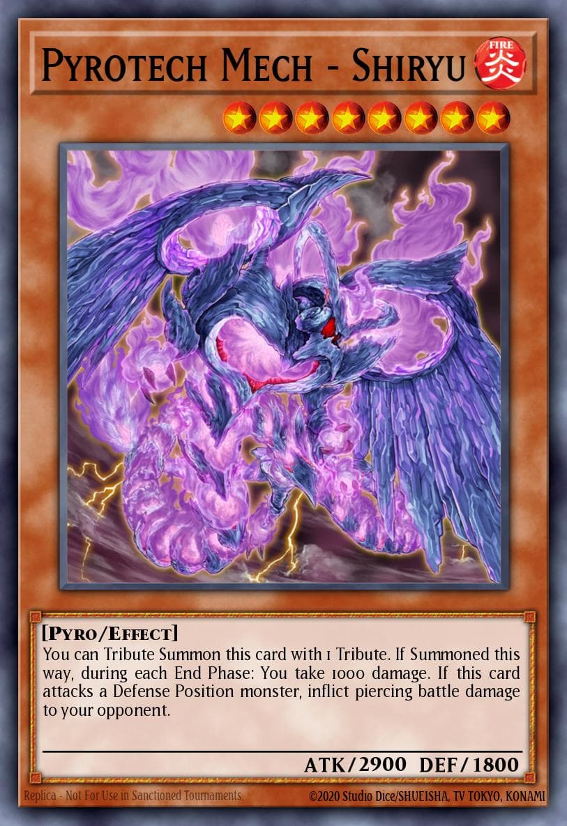 Pyrotech Mech - Shiryu 2013 Yu-Gi-Oh! Cosmo Blazer
