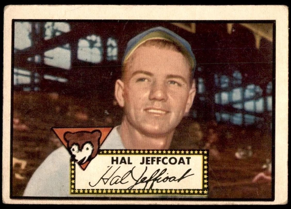 Hal Jeffcoat 1952 topps Topps