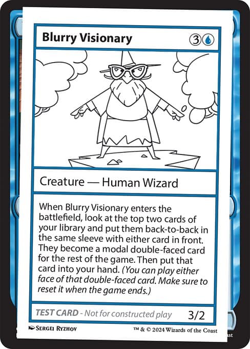 Blurry Visionary 2024 Magic: The Gathering Mystery Booster 2