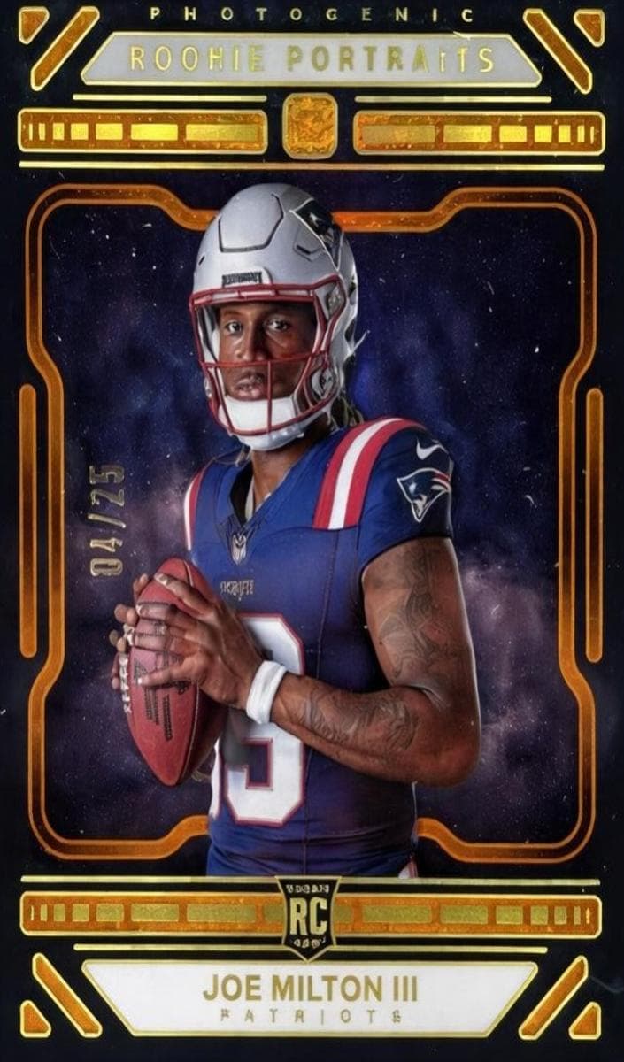 Joe Milton III trading card