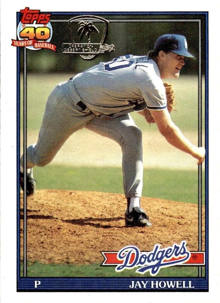 Jay Howell 1991 topps Topps