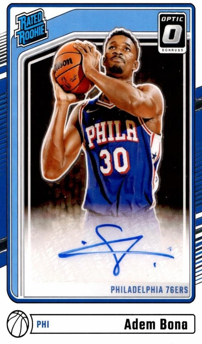 Adem Bona 2024 panini Donruss Optic