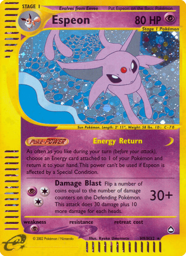 Espeon 2003 Pokemon Aquapolis