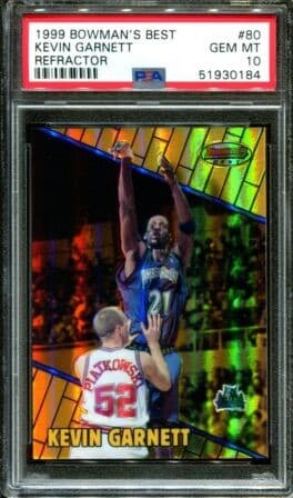 Kevin Garnett 1999 bowman Bowman's Best