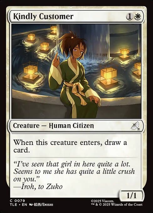 Kindly Customer 2025 Magic: The Gathering Avatar: The Last Airbender Eternal