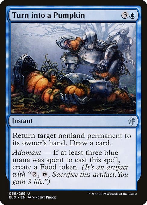 Turn into a Pumpkin 2019 Magic: The Gathering Throne of Eldraine