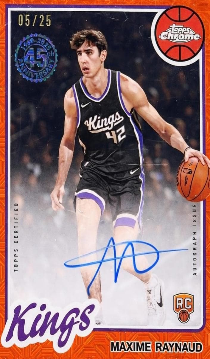 Maxime Raynaud 2025 topps Topps