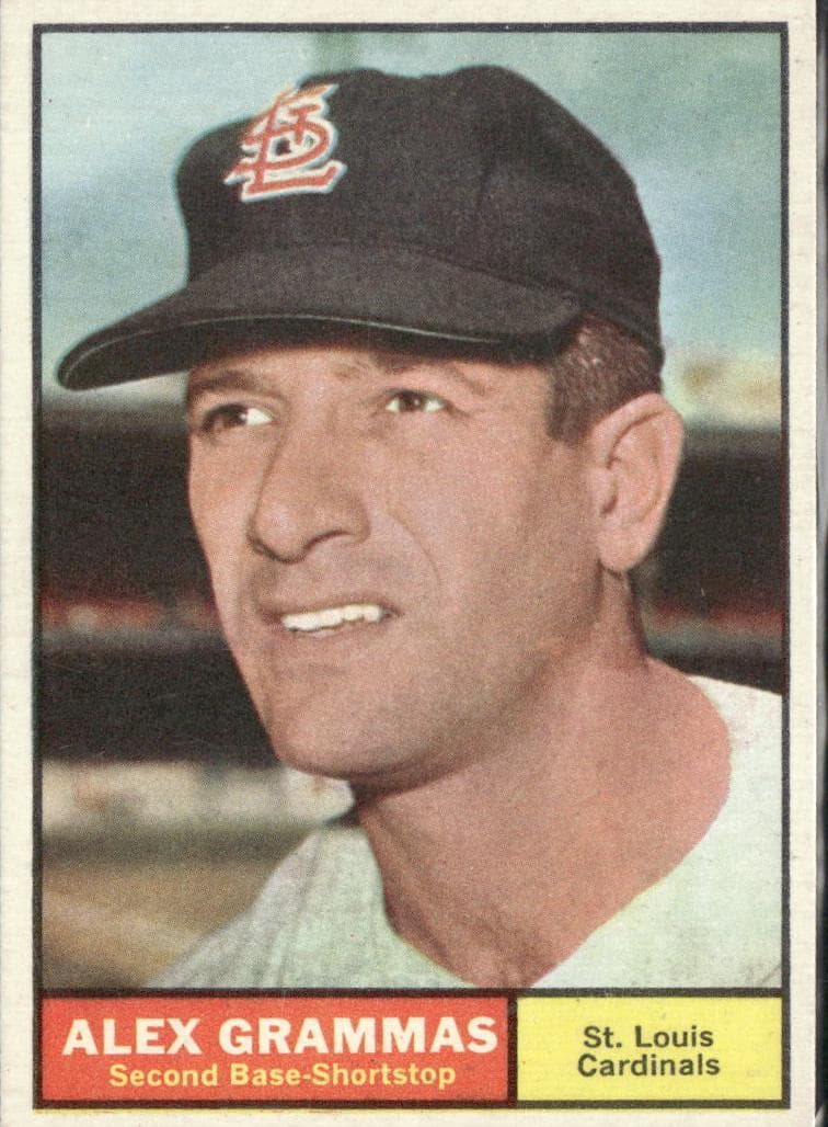 Alex Grammas 1961 topps Topps