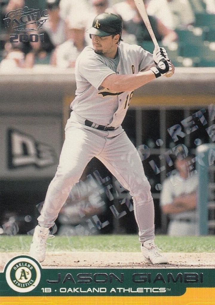 Jason Giambi 2001 unknown Pacific