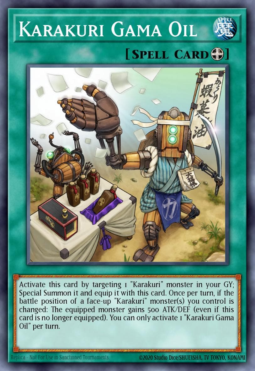 Karakuri Gama Oil #IGAS-EN058