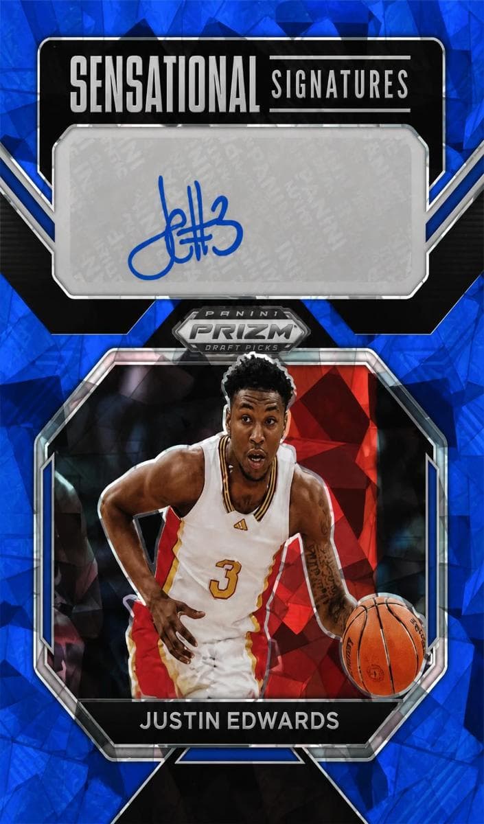 Justin Edwards 2023 panini Panini Prizm Draft Picks