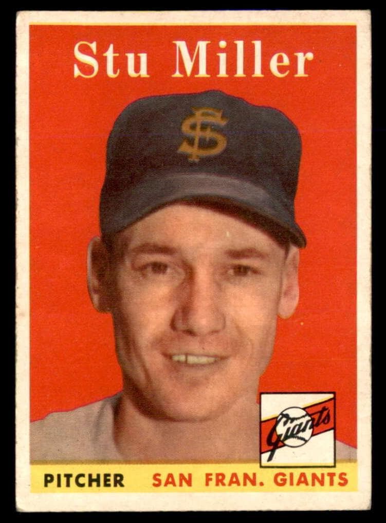 Stu Miller 1958 topps Topps