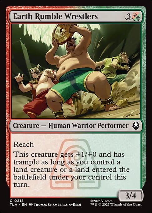 Earth Rumble Wrestlers 2025 Magic: The Gathering Avatar: The Last Airbender