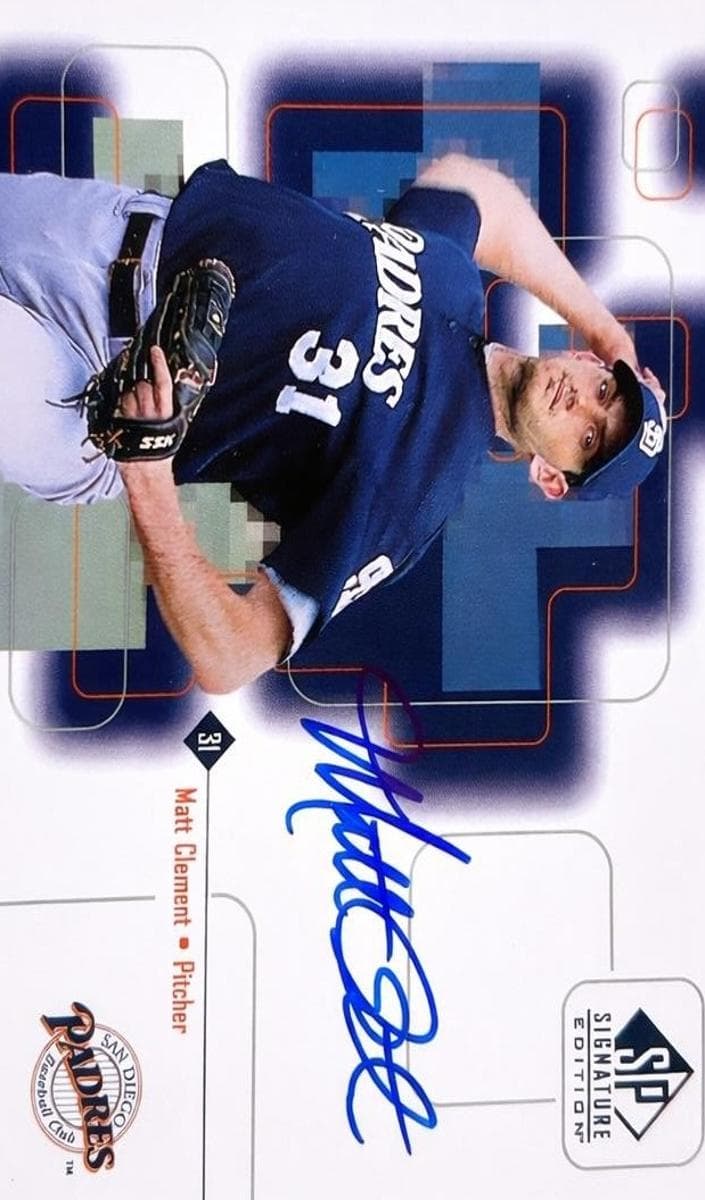 Matt Clement 1999 unknown SP Signature Edition
