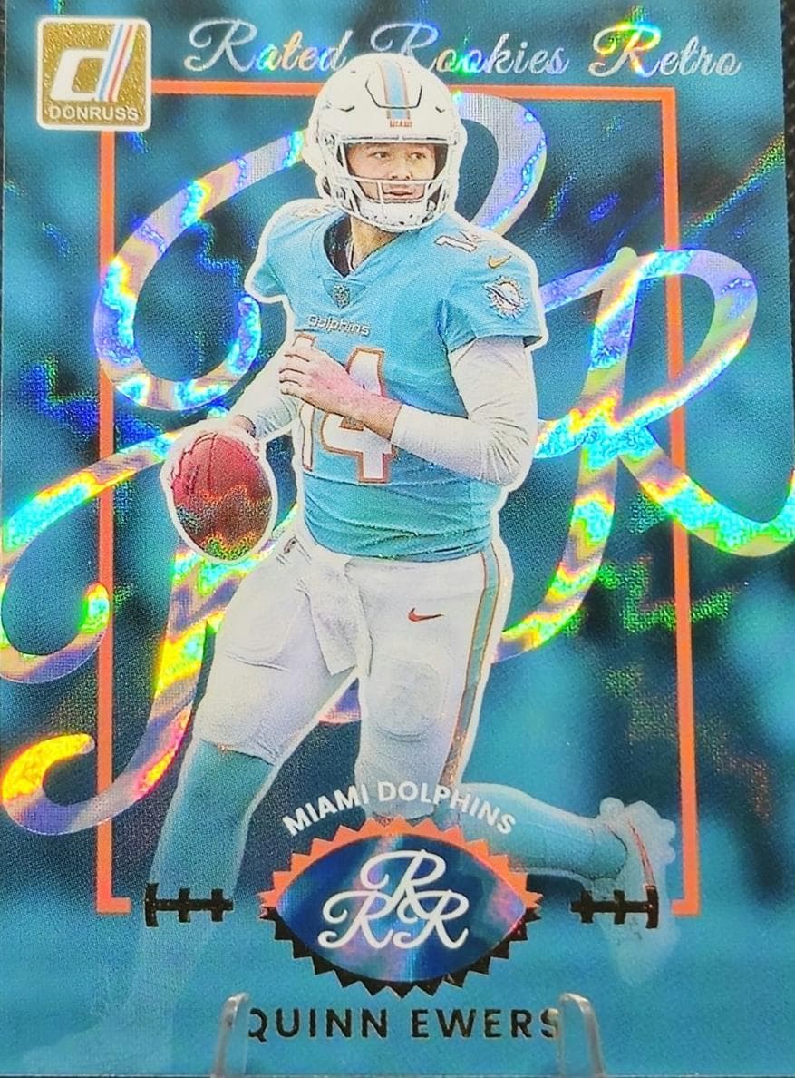 Quinn Ewers 2025 panini Donruss Rated Rookies Retro example 1