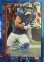 Cam Skattebo 2025 topps Topps Chrome Sapphire