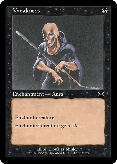 Weakness 1994 Magic: The Gathering Revised