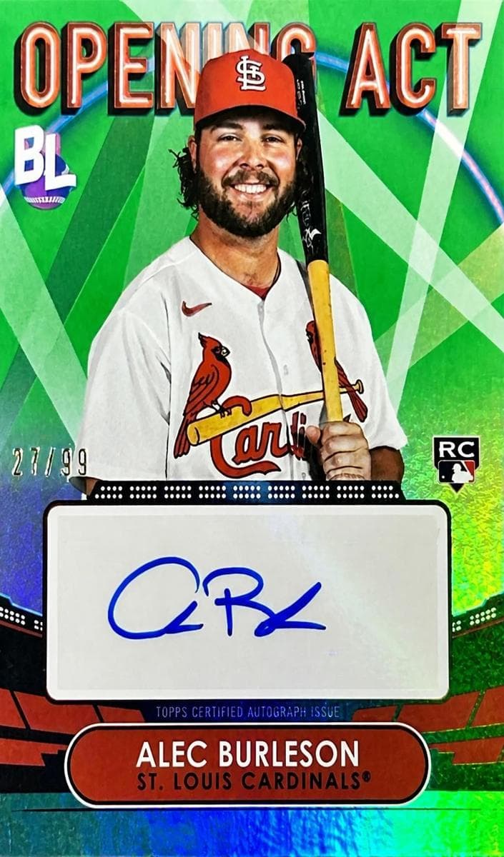 Alec Burleson 2023 topps Topps Big League