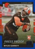 Myles Garrett trading card