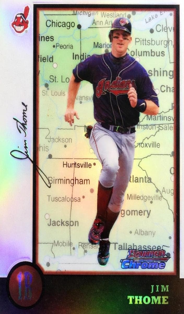 Jim Thome 1998 bowman Bowman Chrome