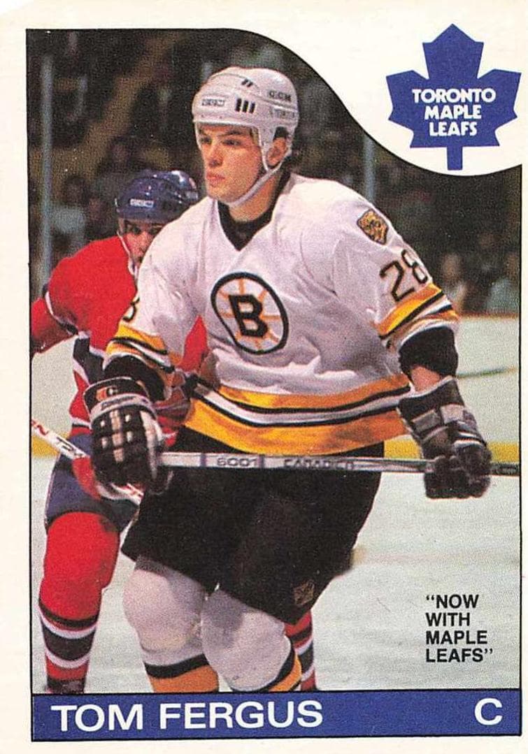 Tom Fergus trading card