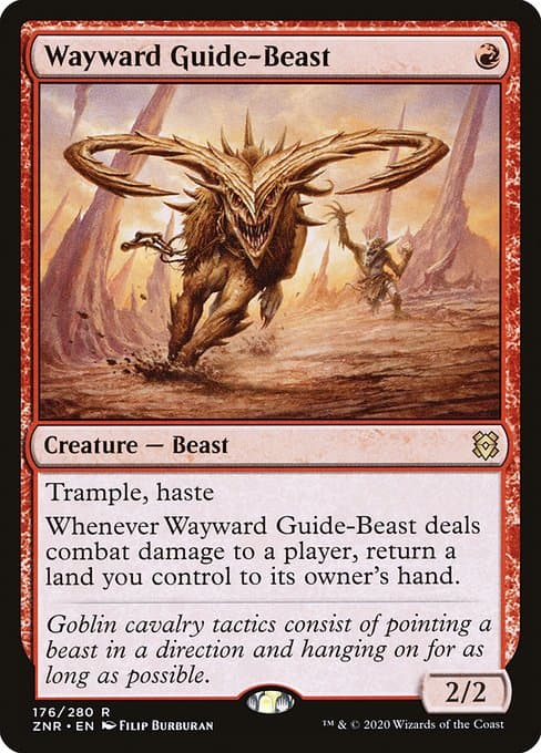 Wayward Guide-Beast 2020 Magic: The Gathering Zendikar Rising