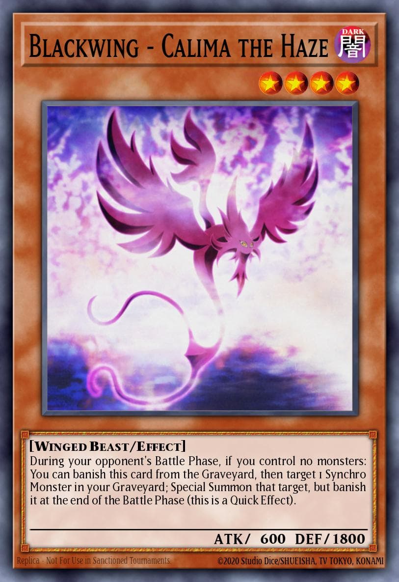 Blackwing - Calima the Haze 2011 Yu-Gi-Oh!