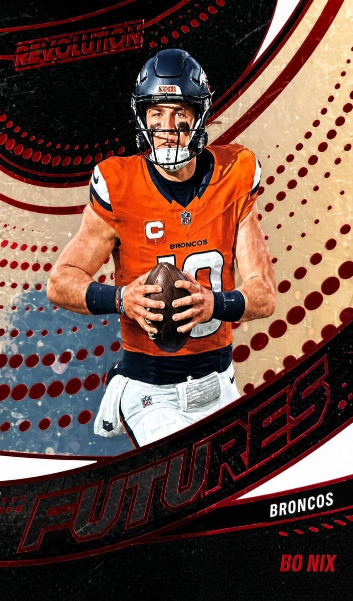 Bo Nix 2025 panini Panini Revolution
