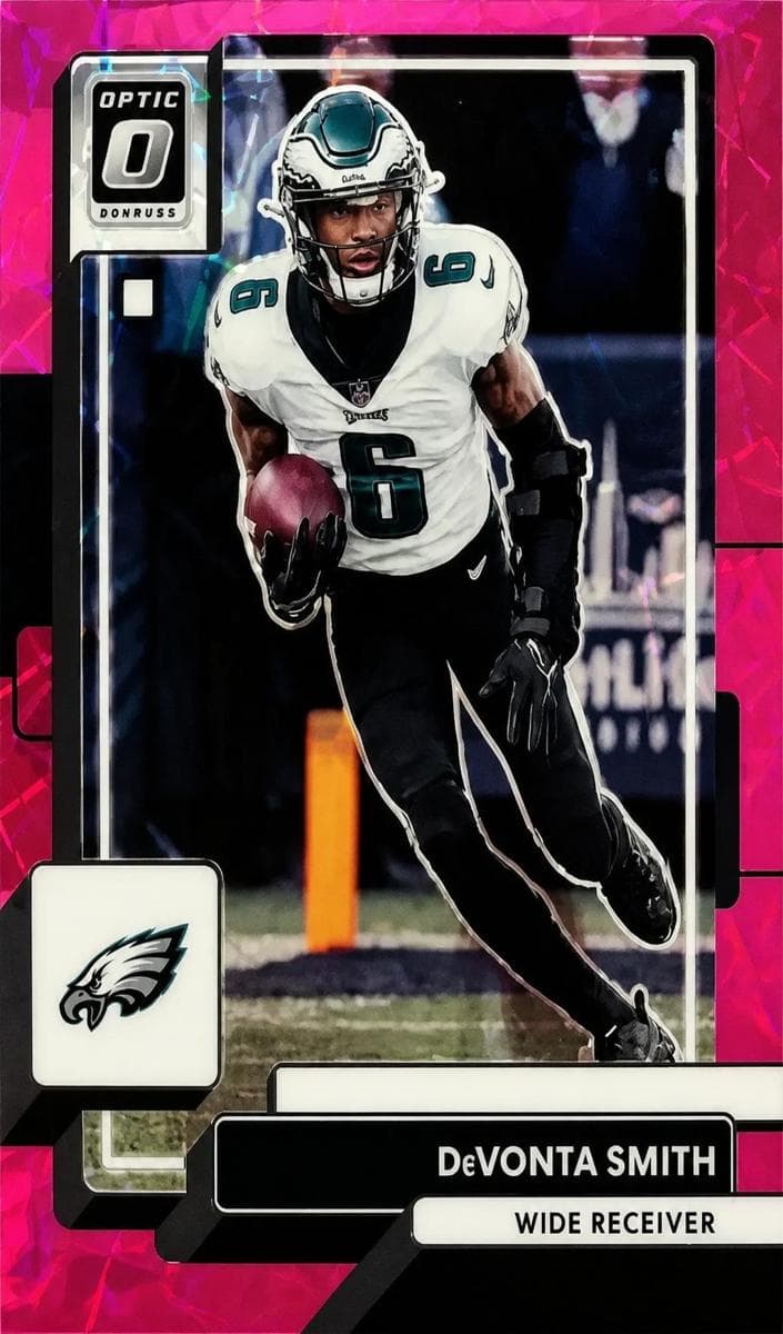 DeVonta Smith 2022 panini Donruss Optic