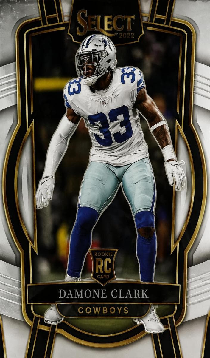 Damone Clark trading card