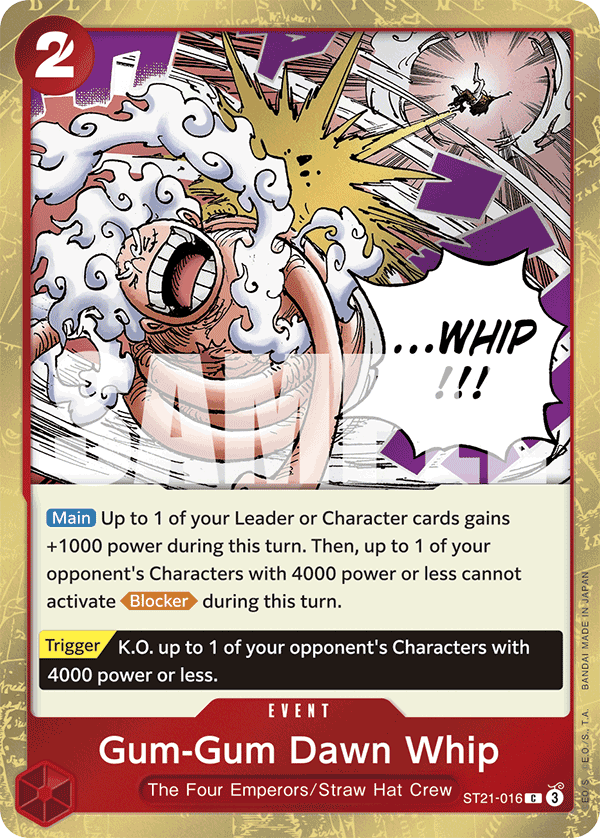 Gum-Gum Dawn Whip 2025 One Piece