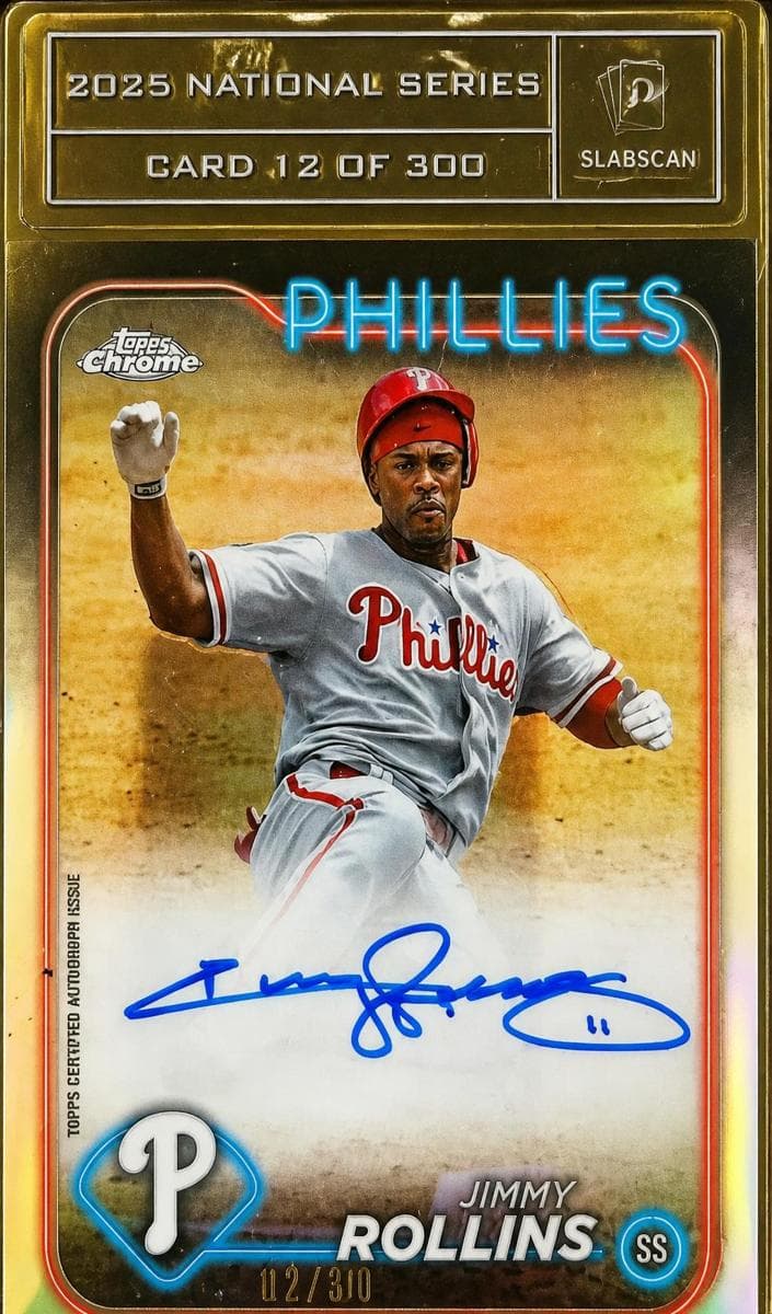 Jimmy Rollins 2024 topps Topps Chrome