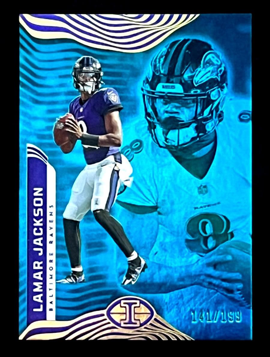 Lamar Jackson 2022 panini Panini Illusions