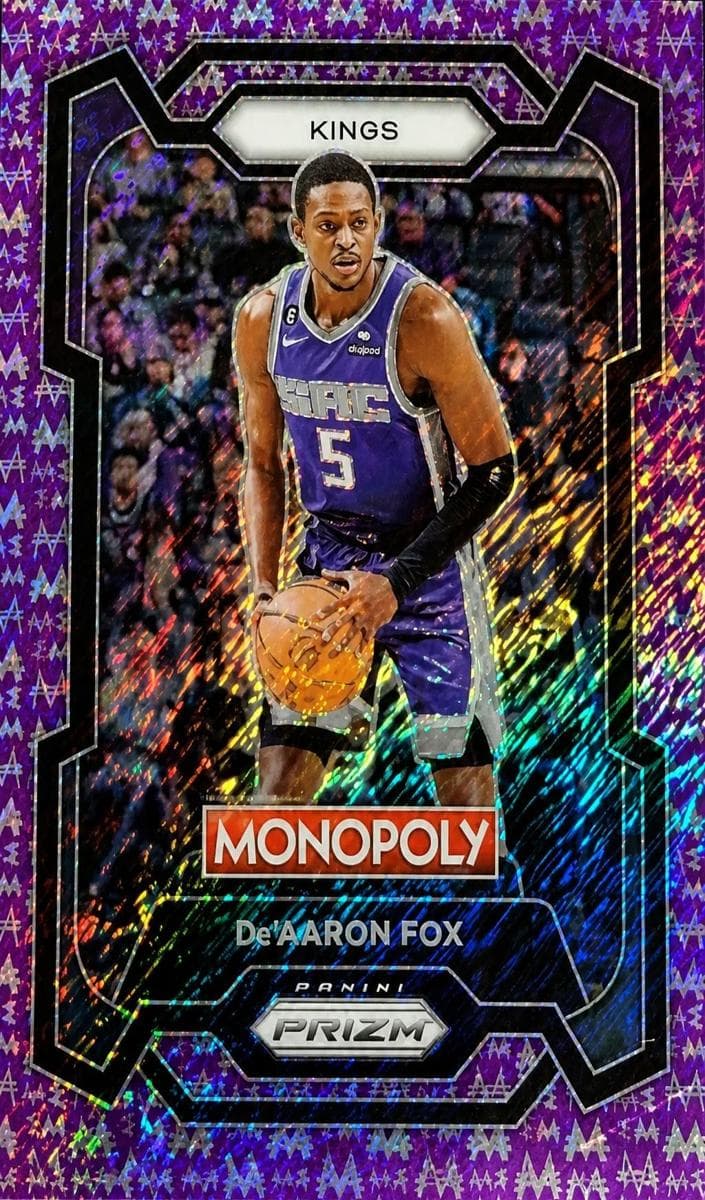 De’Aaron Fox 2023 panini Panini Prizm Monopoly