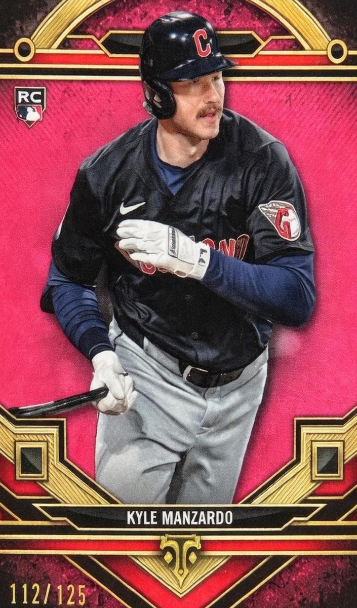 Kyle Manzardo 2024 topps Topps Triple Threads