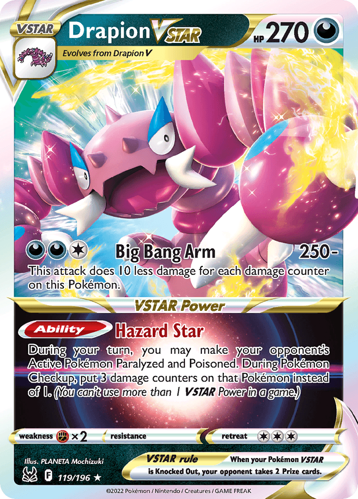 Drapion VSTAR 2022 Pokemon Korean Lost Abyss