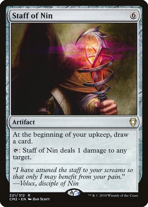 Staff of Nin 2018 Magic: The Gathering Commander Anthology Volume II