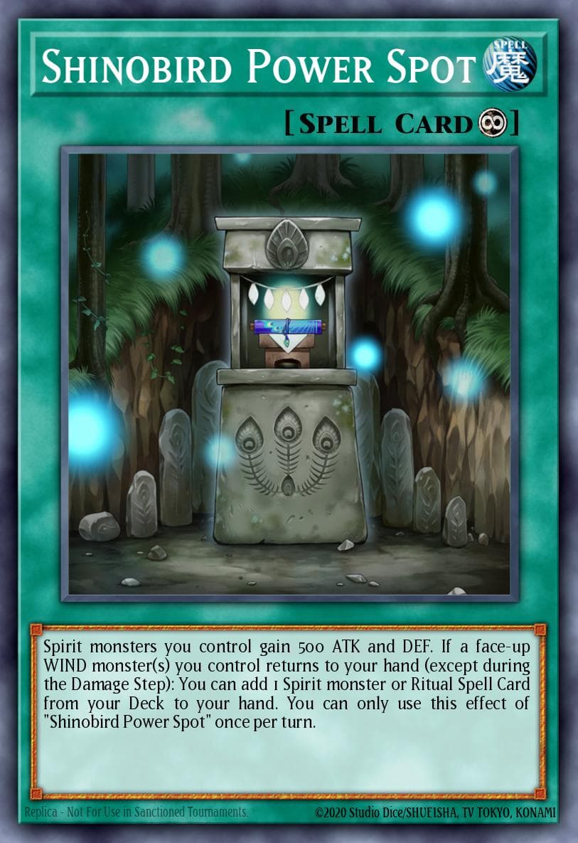 Shinobird Power Spot 2017 Yu-Gi-Oh! Raging Tempest