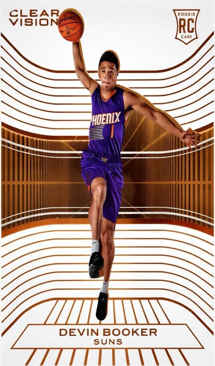 Devin Booker 2015 panini Clear Vision