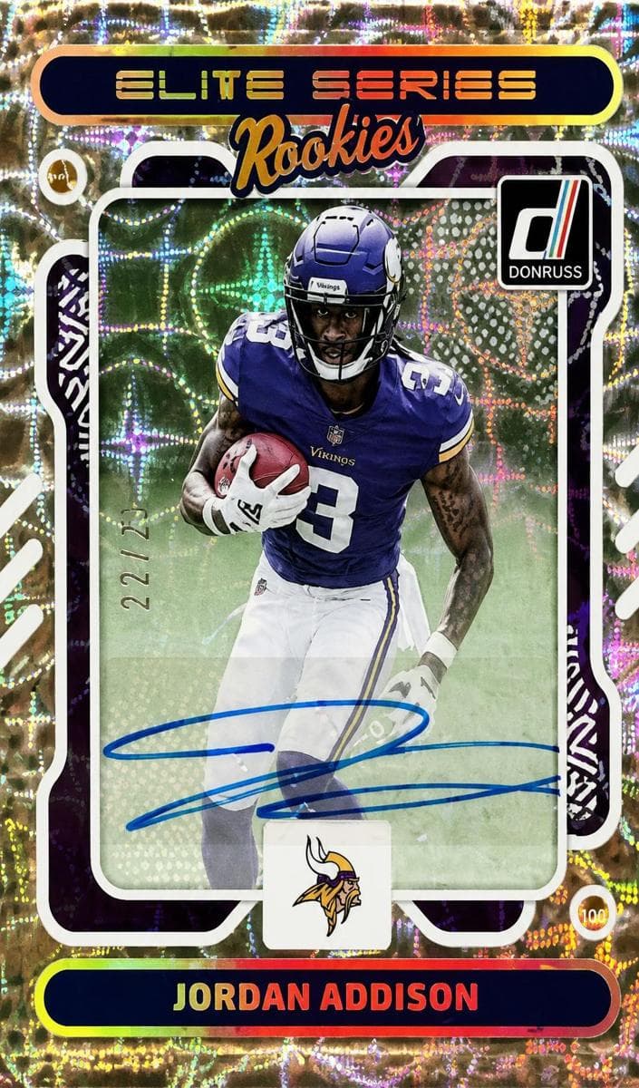 Jordan Addison 2023 panini Panini Donruss