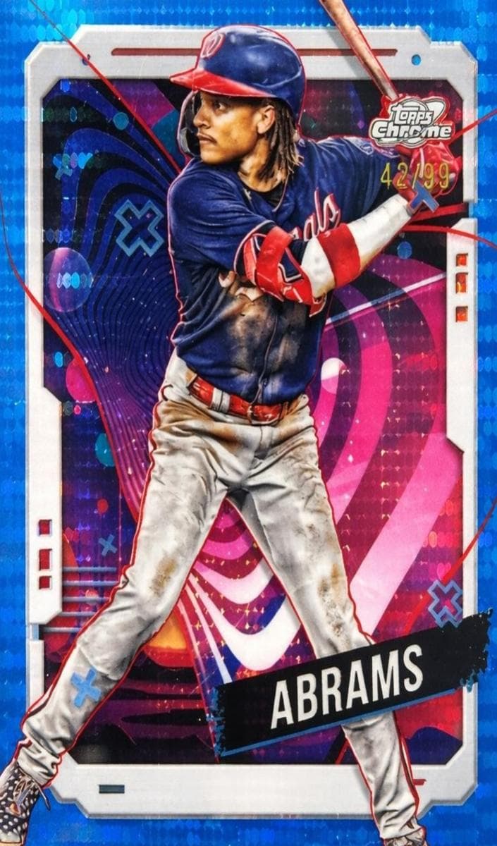 CJ Abrams 2024 topps Topps Cosmic Chrome
