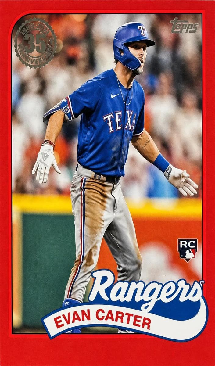 Evan Carter 2024 topps Topps