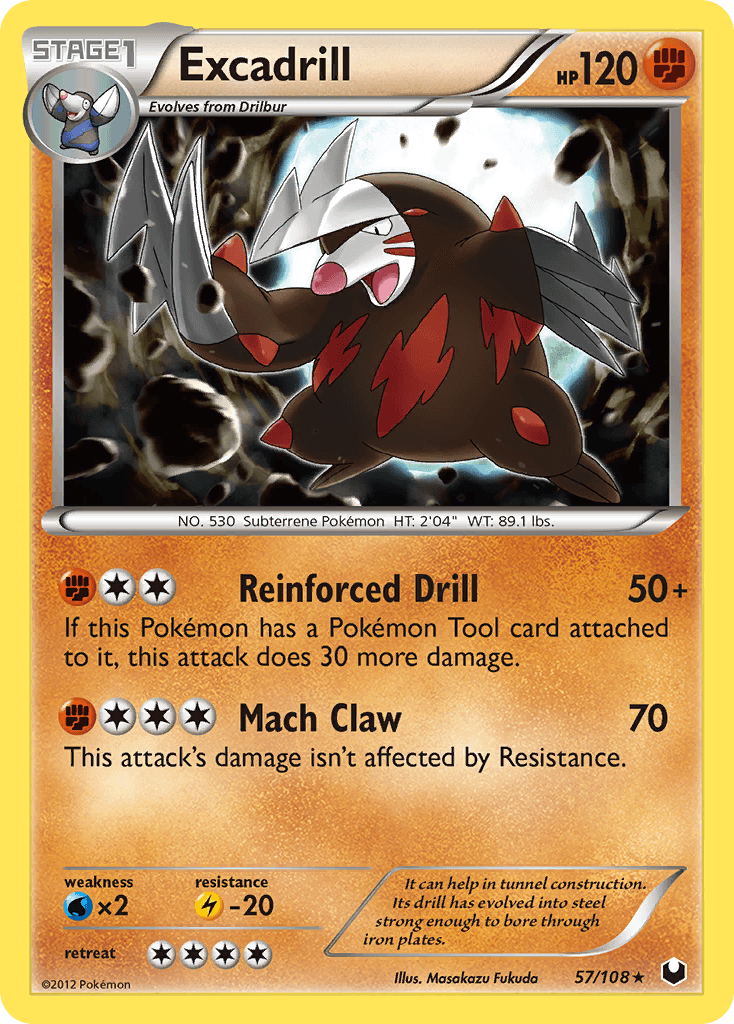 Excadrill 2012 Pokemon Dark Explorers