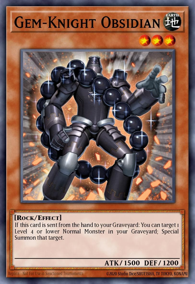 Gem-Knight Obsidian #AP08-EN020