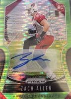 Zach Allen trading card