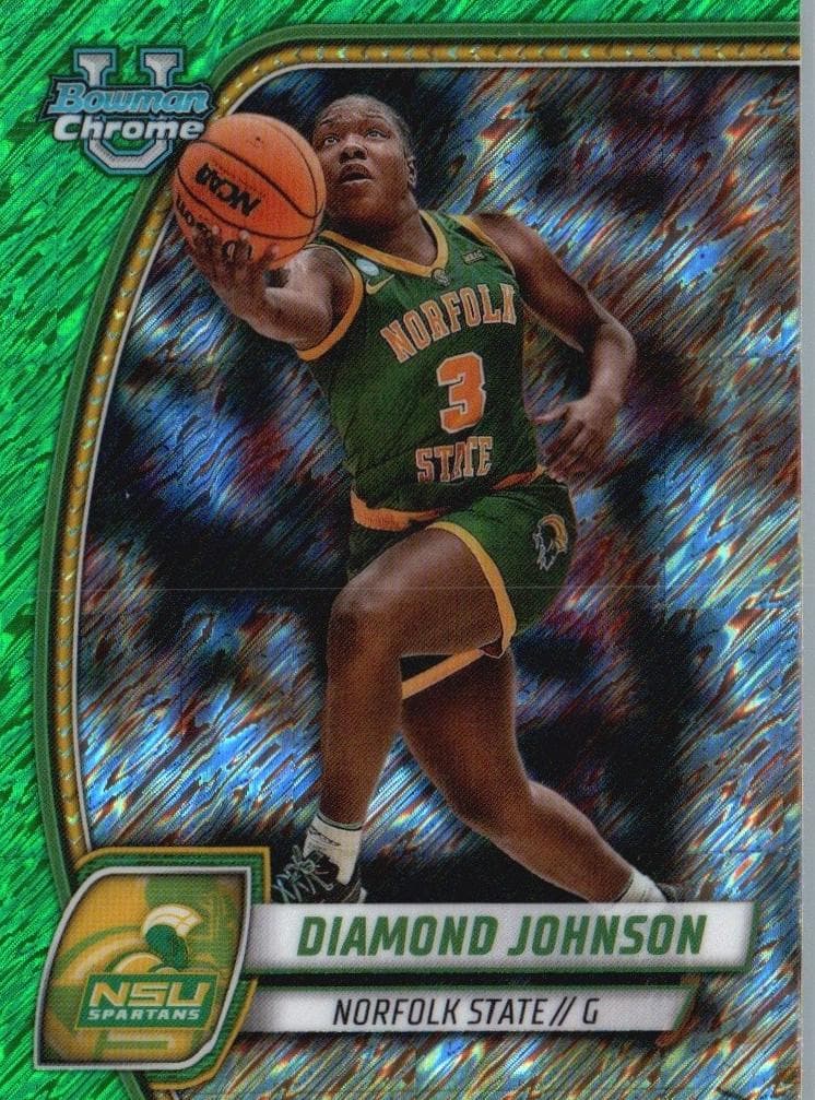 Diamond Johnson 2024 bowman Bowman University Chrome
