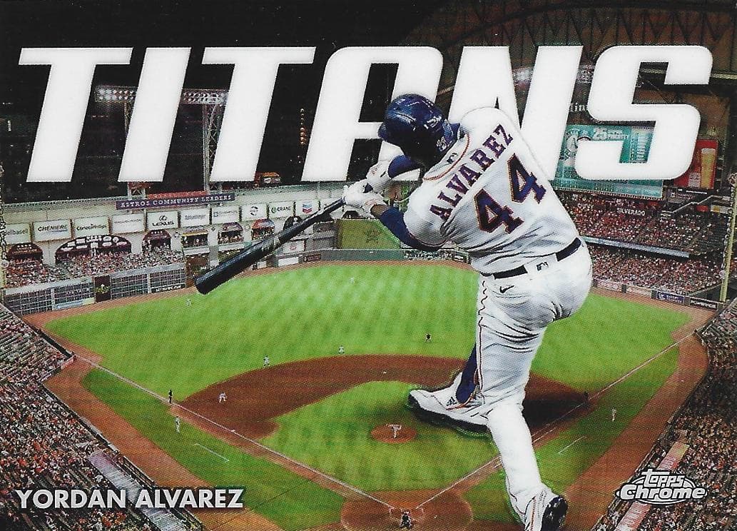 Yordan Alvarez 2023 topps Topps Chrome