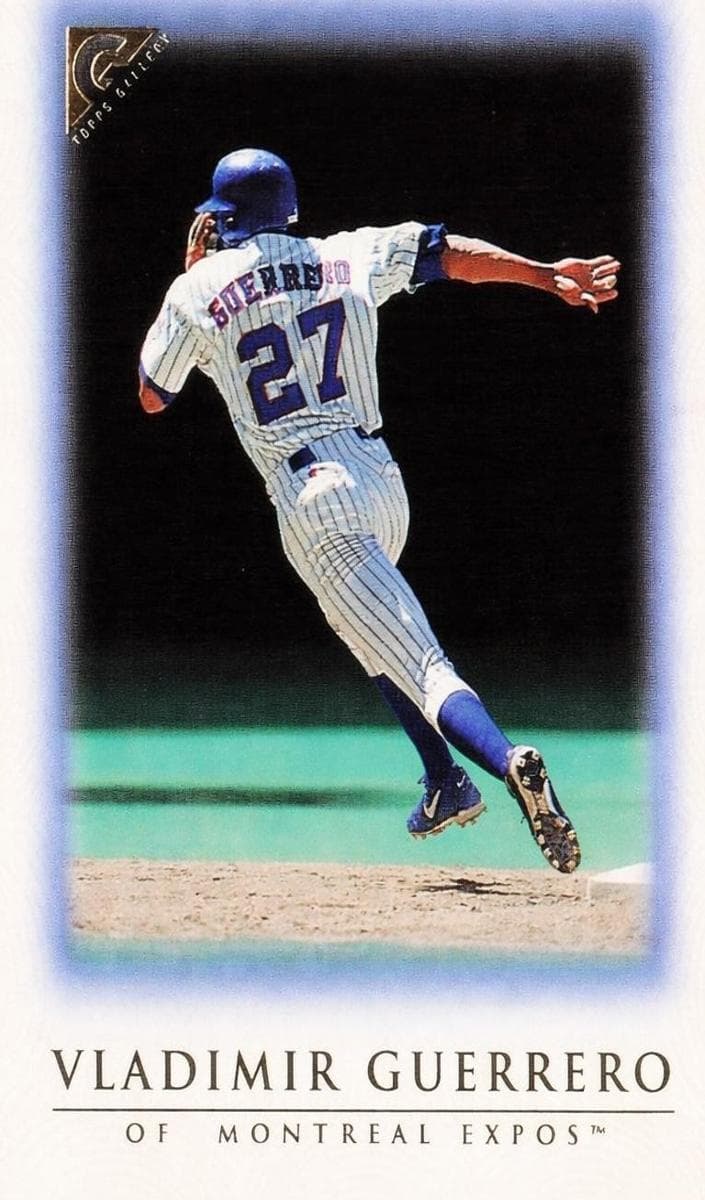 Vladimir Guerrero 1999 topps Topps Gallery