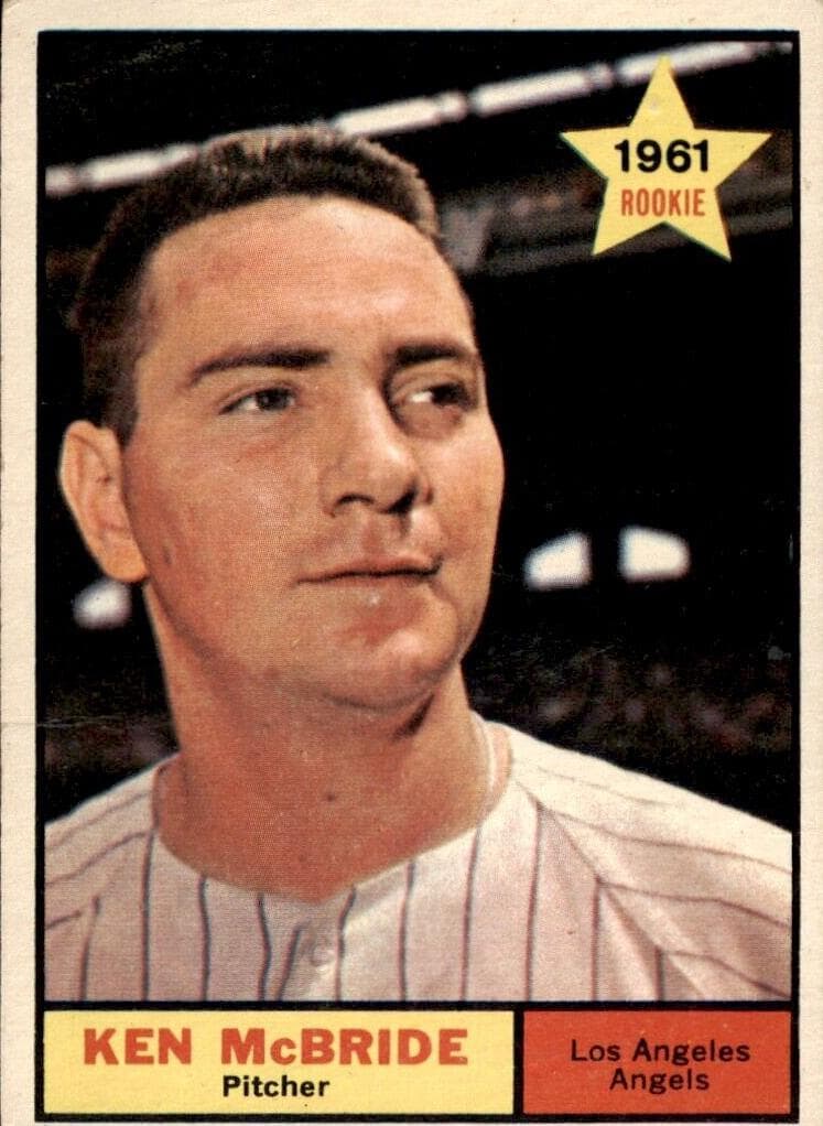 Ken McBride 1961 topps Topps
