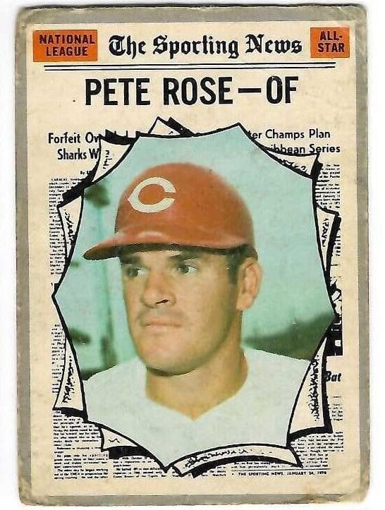 Pete Rose 1970 topps O-Pee-Chee